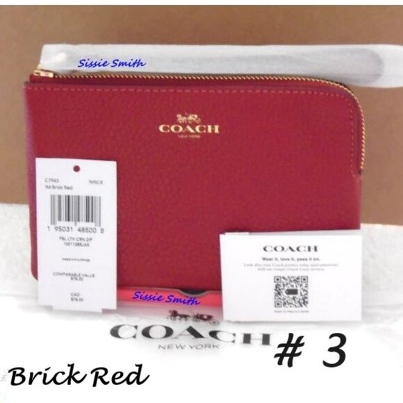 🎄Coach Wristlets Bundle of 3, U Pic - Picture 5 of 11